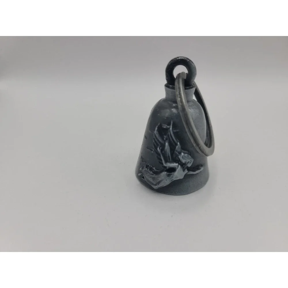 Motorcycle Guardian Bell Be Safe Love You Praying Hands Wings Biker Gremlin Bell